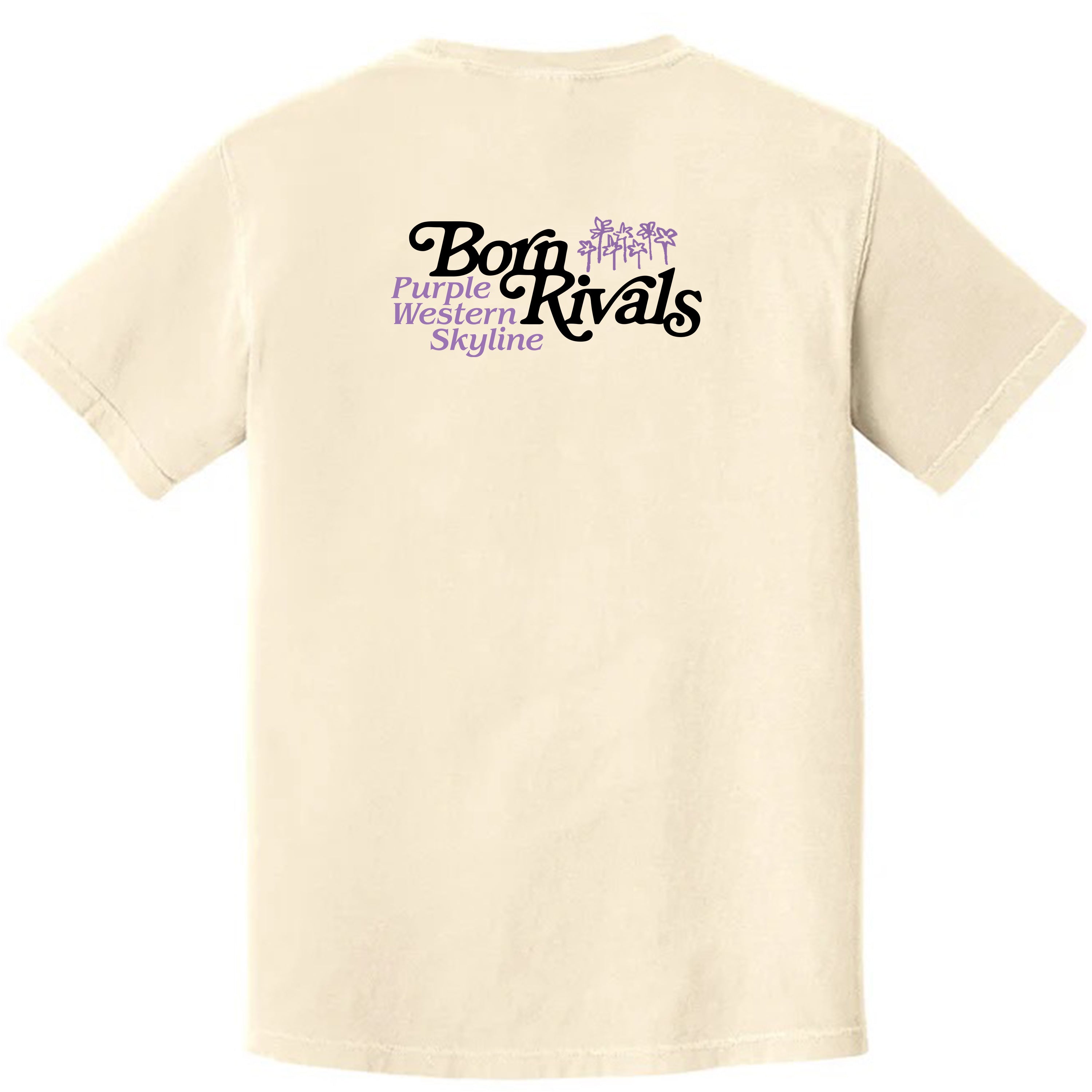 Born Rivals - Icon Logo with Palm Tree Doodle T-Shirt